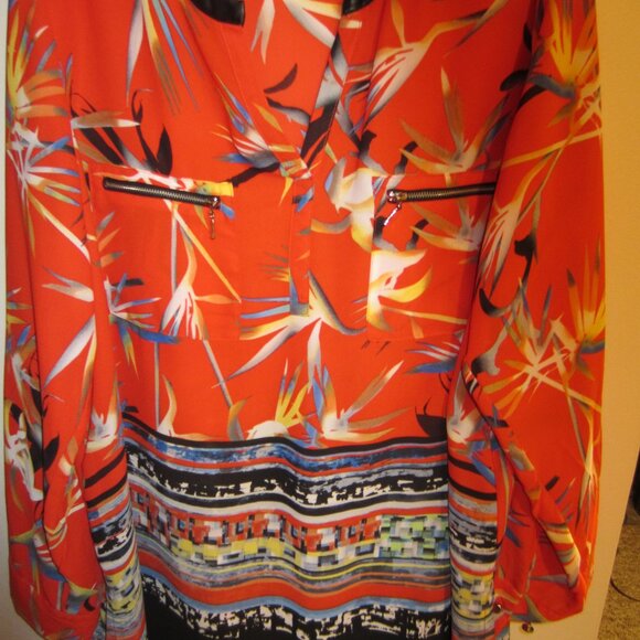 WOMENS' PLUS SIZE 2X /RAFAELLA /V-NECK /3/4 SLEEVE, OR LONG/BLOUSE - Picture 1 of 10